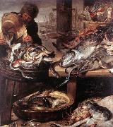 SNYDERS, Frans The Fishmonger oil painting artist